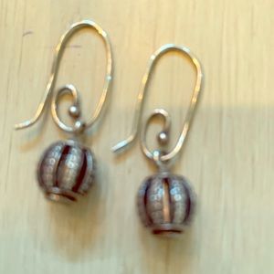 Pandora Beads with inserts (Silver & black with cz